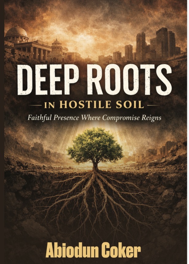Cover of Deep Roots in Hostile Soil by Abiodun Coker